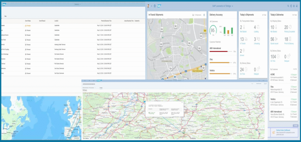 SAP Global Track and Trace- Business Process Tracking Interface & Dashboard