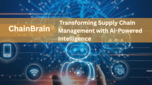 AI assistant for supply chain , and AI brain image