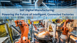SAP Digital Manufacturing Themed Banner