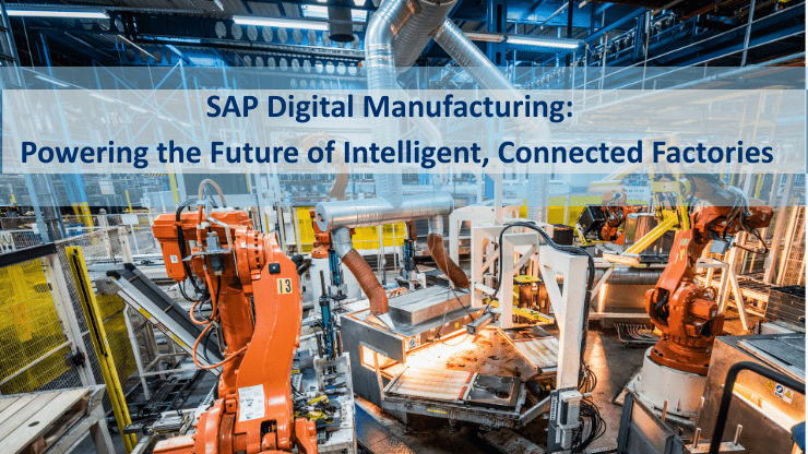 SAP Digital Manufacturing Themed Banner