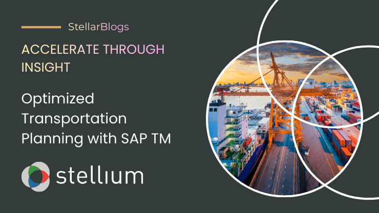 Banner of Transportation management in supply chain