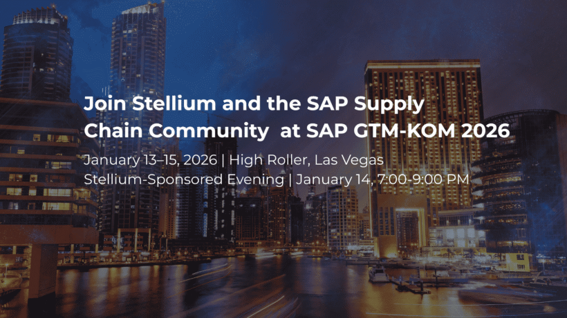 SAP GTMKOM 2026 Stellium Event at Las Vegas